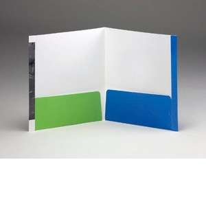 Economy Gloss Finish Presentation Folder - 3 Color 
