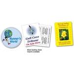 Business Products by Industry / Organization - Clear Vinyl Static Cling Decal - 6 to 10 Sq In (Static Back)