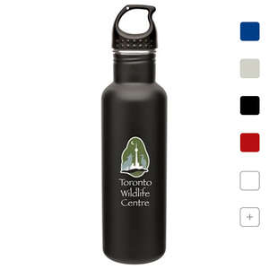 Custom Promotional Stainless Steel Bolt Bottle - 24 oz.