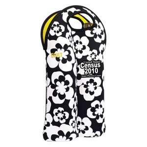 BUILT Two Bottle Wine Tote Summer Bloom