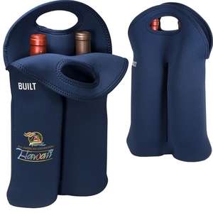 Custom Promotional BUILT Two Bottle Wine Tote