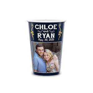 Custom Promotional Visstun Reusable 20 oz. Plastic Cup - White, Full Color Imprint