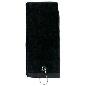 Tri Fold Sport Towel Black