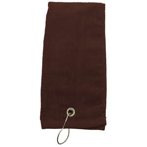 Tri Fold Sport Towel Brown