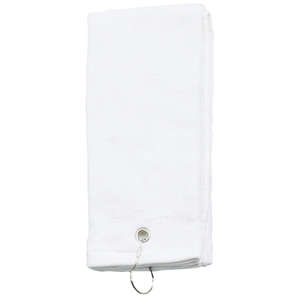 Tri Fold Sport Towel White
