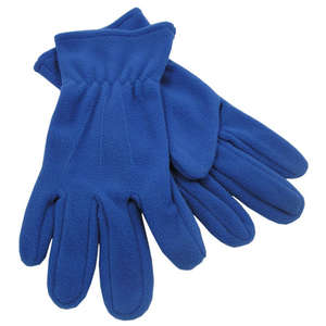 Fleece Gloves Blue, Royal