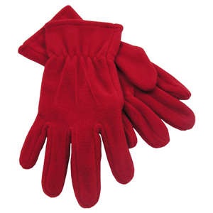 Fleece Gloves Red