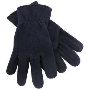Fleece Gloves Blue, Navy