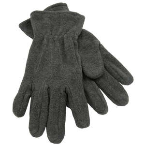 Fleece Gloves Gray, Heather