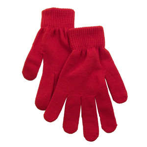 Acrylic Gloves Red
