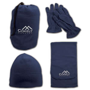 Custom Promotional Fleece Winter Set