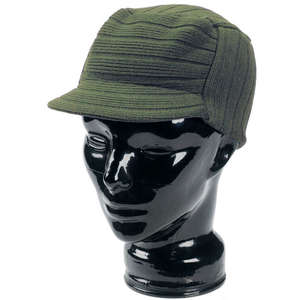Beanie with Visor Olive
