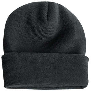 Long Knit Beanie Charcoal