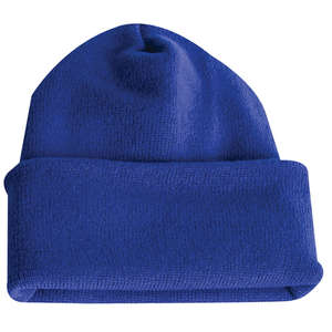 Long Knit Beanie Blue, Royal