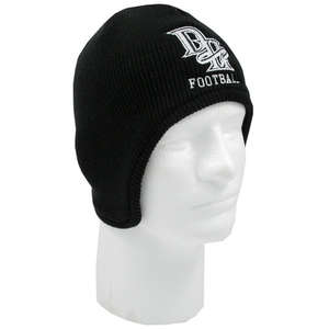 Beanie with Flap Black