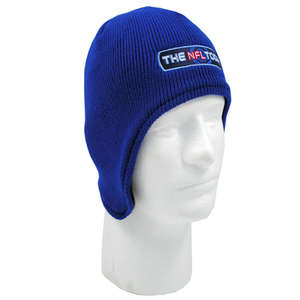 Beanie with Flap Blue, Royal