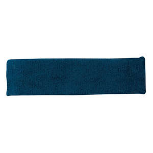 Terry Cloth Headband Blue, Navy/White