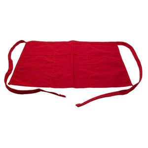 Short Pocket Apron Red