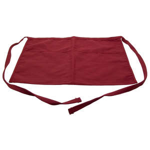 Short Pocket Apron Burgundy