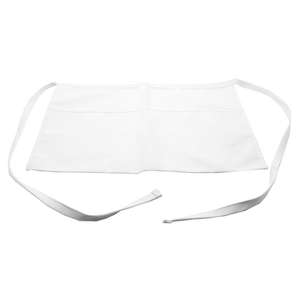 Short Pocket Apron White