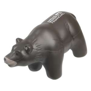 Custom Promotional Grizzly Bear Stress Ball