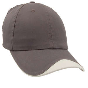 Unconstructed Lightweight Brushed Cotton Twill Cap Charcoal/Stone