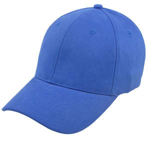 Best Fit Cotton Fitted Cap Blue, Royal