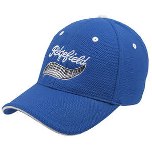 Best Fit Cool Mesh Fitted Cap Blue, Royal/White