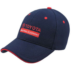 Best Fit Cool Mesh Fitted Cap Blue, Navy/Red