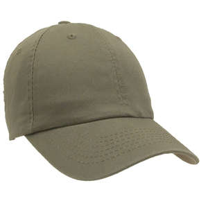 Unconstructed Chino Washed Cotton Twill Baseball Cap Sage/Khaki