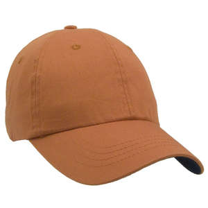 Unconstructed Chino Washed Cotton Twill Baseball Cap Orange, Tangerine/Blue, Navy