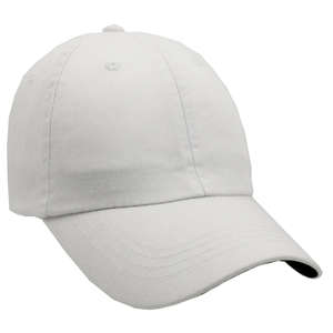 Unconstructed Chino Washed Cotton Twill Baseball Cap White/Blue, Navy