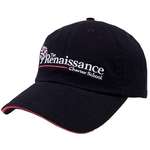 Personalized Caps - Unconstructed Chino Washed Cotton Twill Sandwich Cap