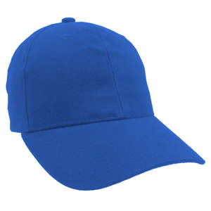 Heavyweight Washed Brushed Twill Cap Blue, Royal