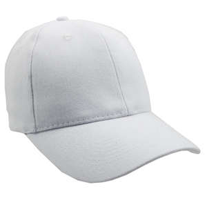 Heavyweight Washed Brushed Twill Cap White