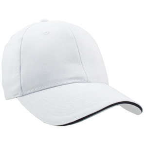 Heavyweight Washed Brushed Twill Sandwich Cap White/Black