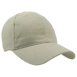 Low-Profile Lightweight Brushed Cotton Twill Cap Khaki