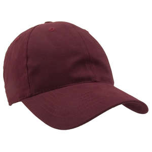 Low-Profile Lightweight Brushed Cotton Twill Cap Burgundy