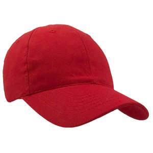 Low-Profile Lightweight Brushed Cotton Twill Cap Red