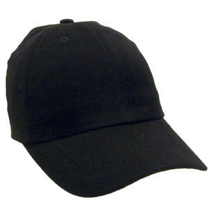 Unconstructed Heavy Brush Cooton Cap Black