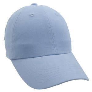 Unconstructed Deluxe Cotton Washed Brushed Cap Blue, Light