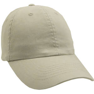 Unconstructed Deluxe Cotton Washed Brushed Cap Almond