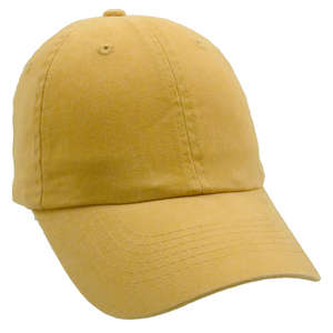 Unconstructed Deluxe Cotton Washed Brushed Cap Mango