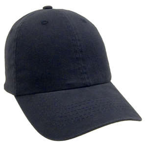 Unconstructed Deluxe Cotton Washed Brushed Cap Blue, Navy