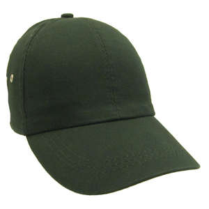 Unconstructed Washed Cotton Twill Polo Cap Green, Dark