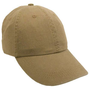 Pigment Dye Washed Cap Khaki