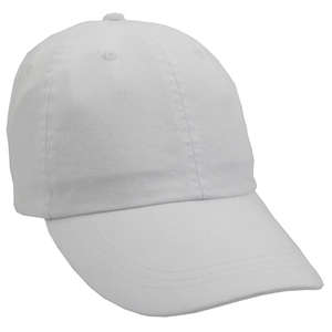 Pigment Dye Washed Cap White