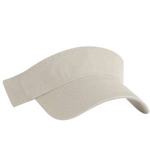 Washed Cotton Twill Visor Stone