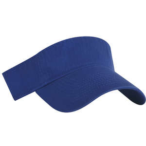 Washed Cotton Twill Visor Blue, Royal