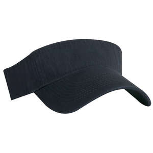 Washed Cotton Twill Visor Blue, Navy